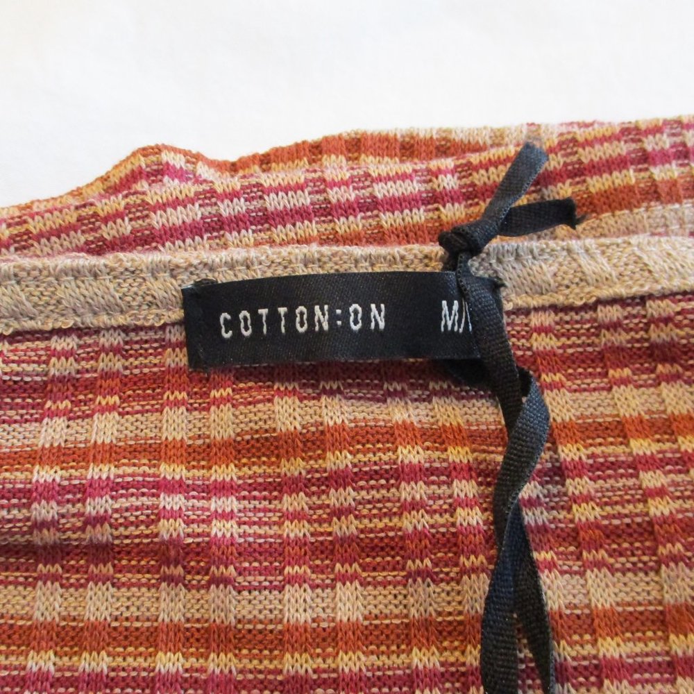 Cotton On Henry Button Front Striped Mini Dress - Picture 5 of 6